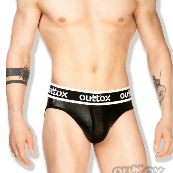 Outtox Black Wrap rear briefs. BR141-90-Small - Picture 2 of 4